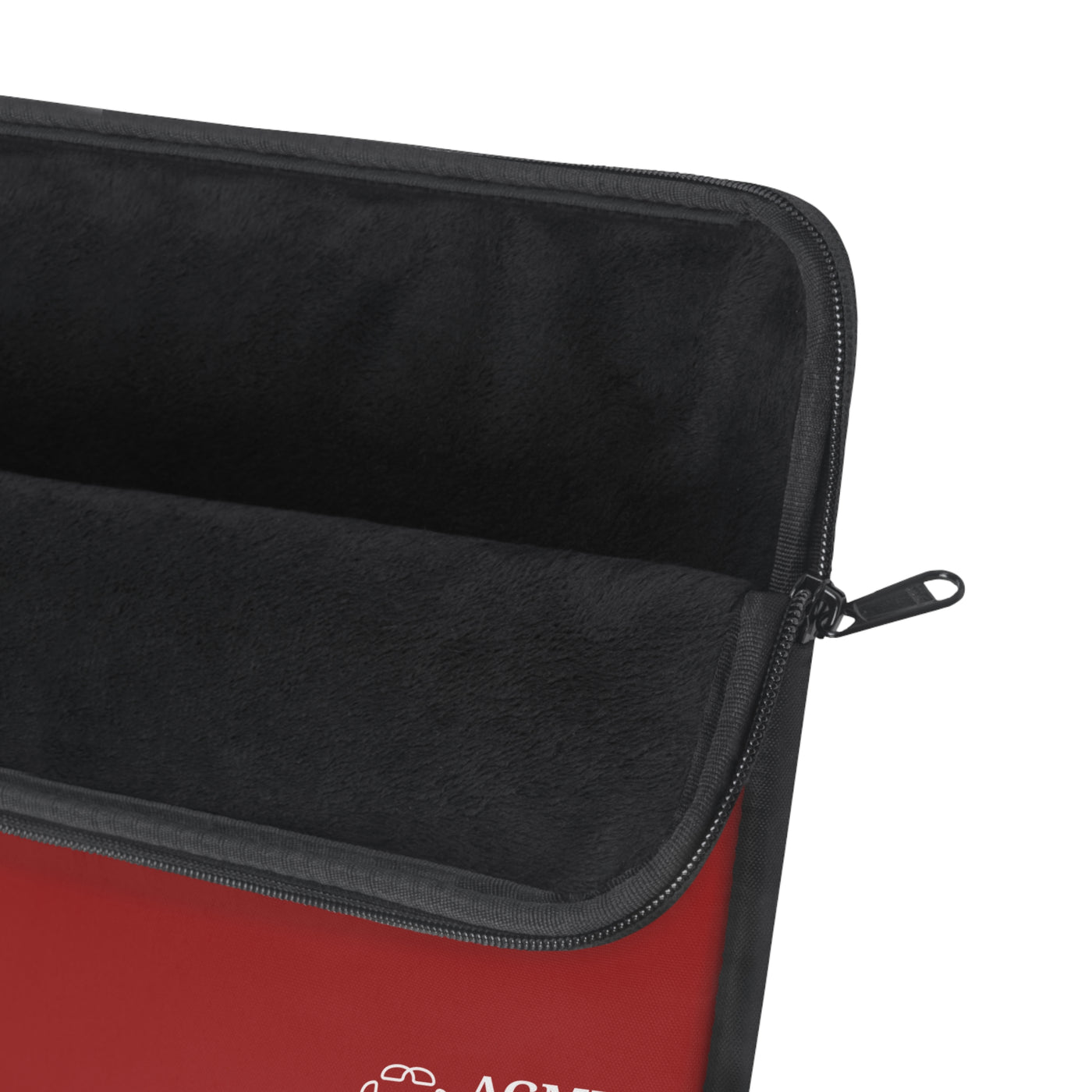 Stylish University Laptop Sleeve | Red AGMU Design, Perfect for Students, Gifts, College Essentials, Tech Accessories