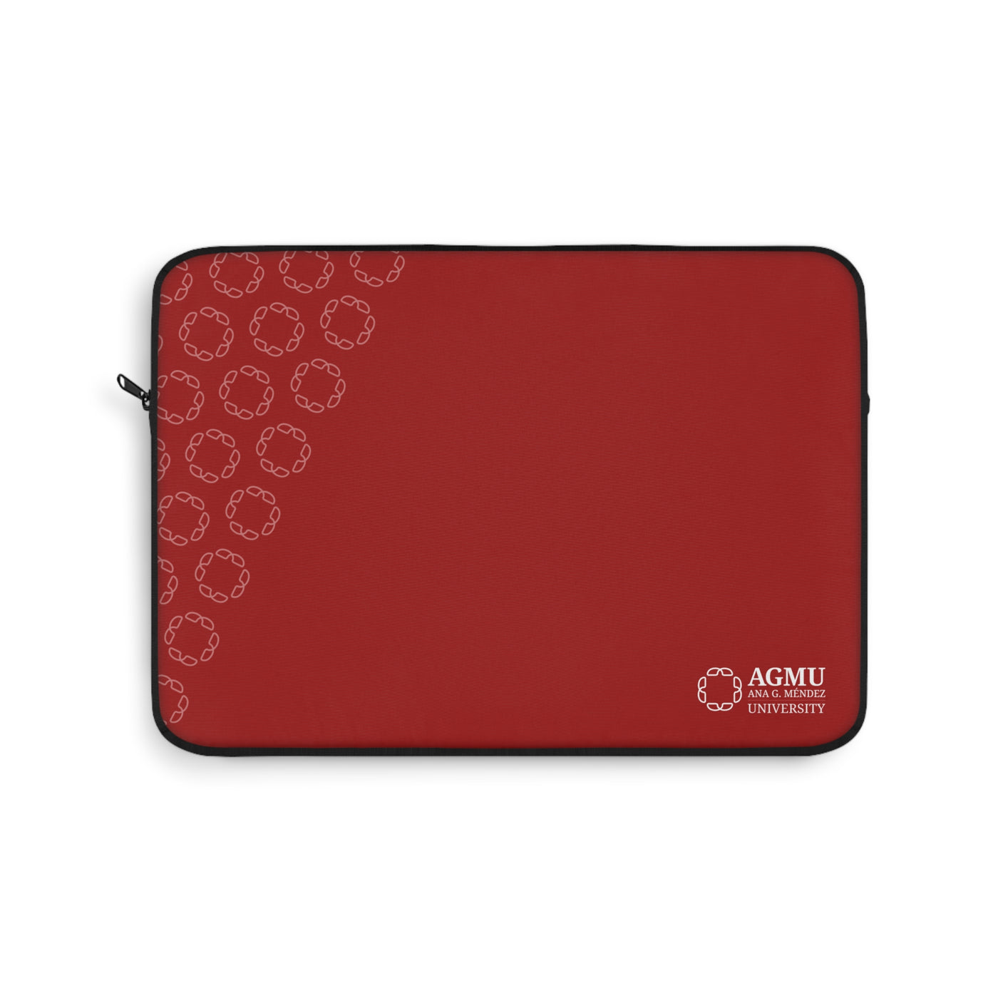 Stylish University Laptop Sleeve | Red AGMU Design, Perfect for Students, Gifts, College Essentials, Tech Accessories