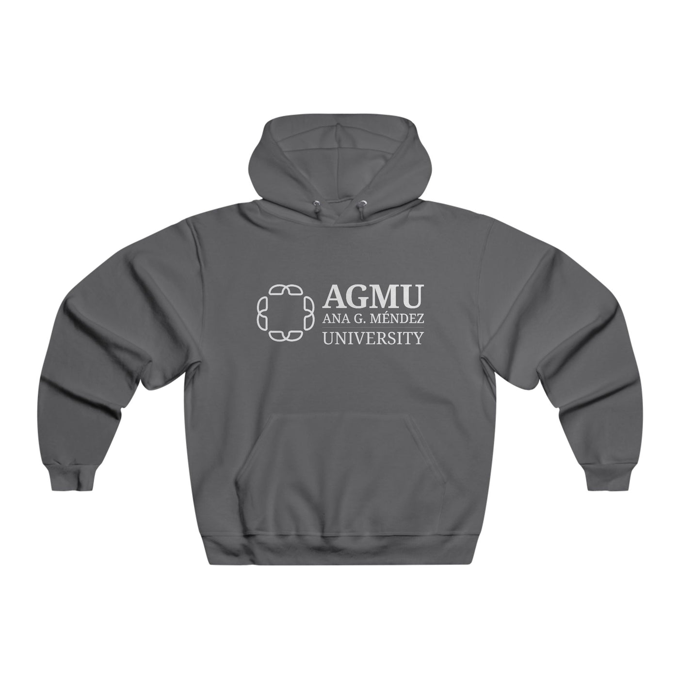 AGMU University Hoodie - Cozy Men's Sweatshirt, College Apparel, Graduation Gift, Campus Style, Casual Wear