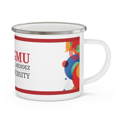 Personalized Enamel Camping Mug for Adventurers, Outdoor Enthusiasts, Gift for Graduates, Passion for Nature, Travel Companion